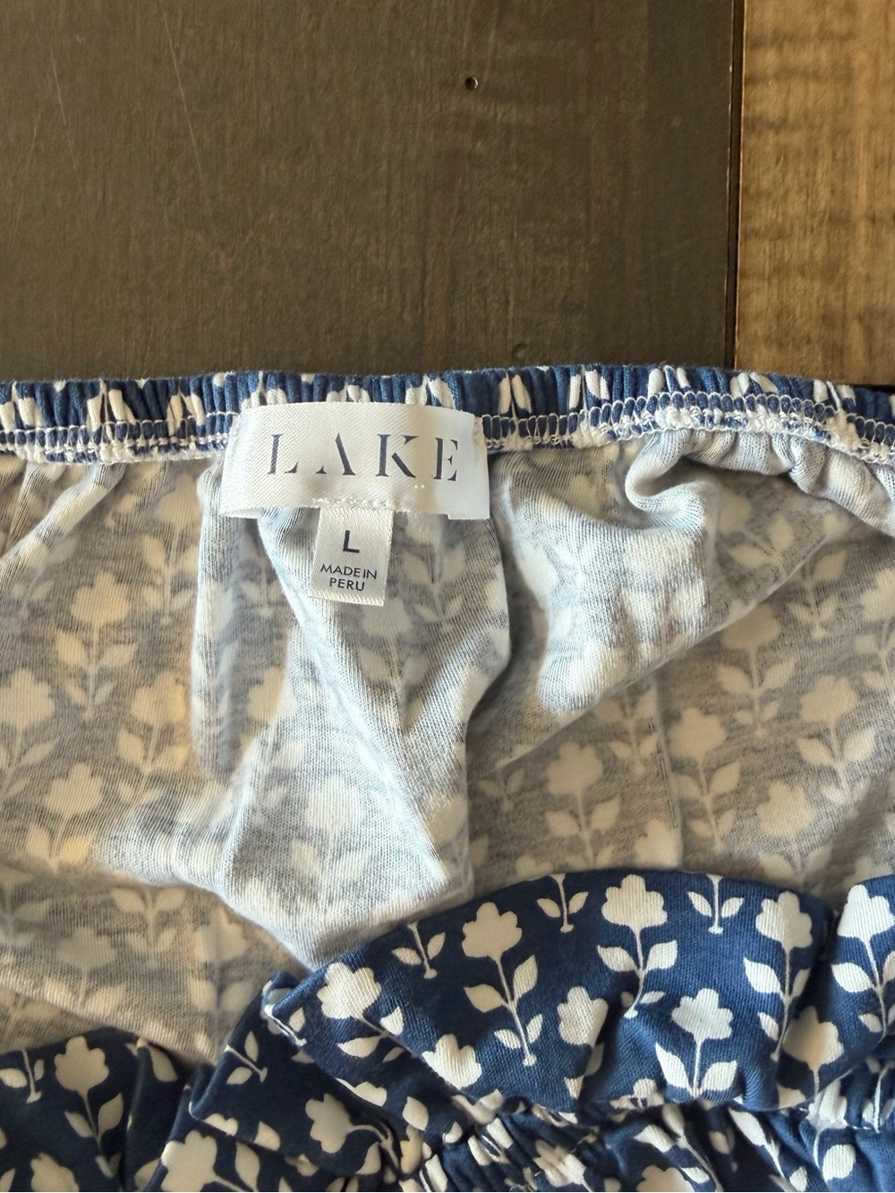 Lake Pajamas Pima Ruffle Pants Set - Picture 11 of 13